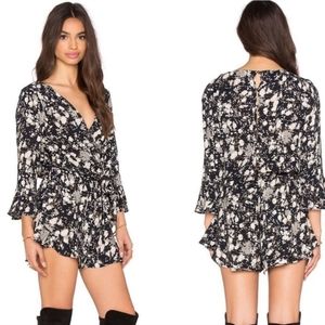 FREE PEOPLE All The Right Ruffles Romper